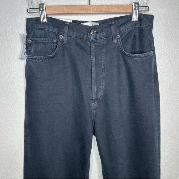 NWT Agolde 90's Pinch Waist Long High Rise Straight jeans in Crushed 27 - Picture 3 of 13